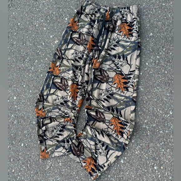 Real Tree Like Camo Pajama Pants Sweatpants Joggers - Picture 2 of 8